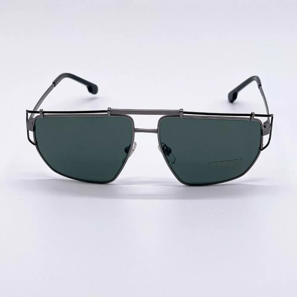 L.E. Versace Gunmetal 57mm Sunglasses